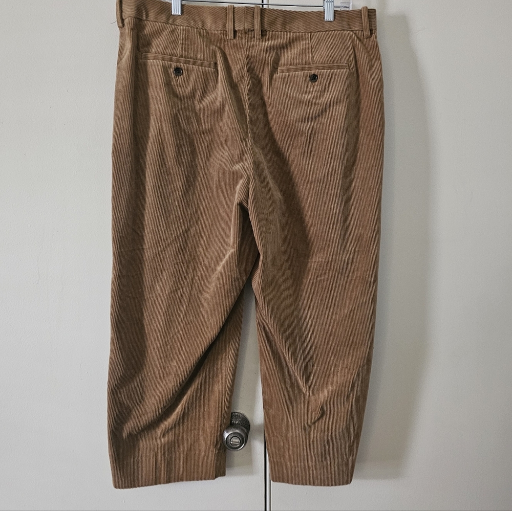 Banana Republic Tan Corduroy Ankle Pants. NWOT. Size 16 Short - Picture 3 of 4